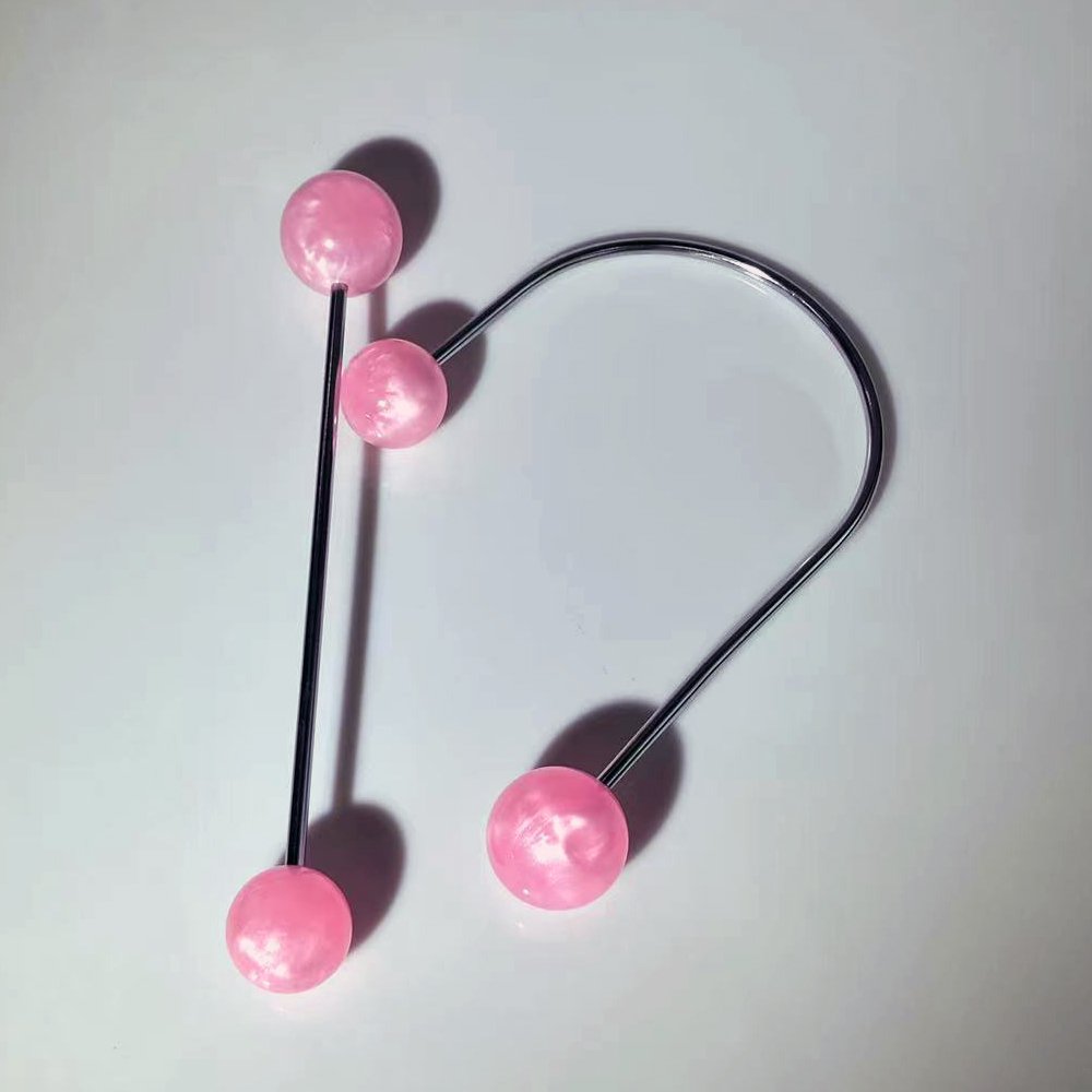 Vibration G Sports Massager Female Sexual Products Pink Acrylic Ball G Happy Discoverer Adult Toy Set