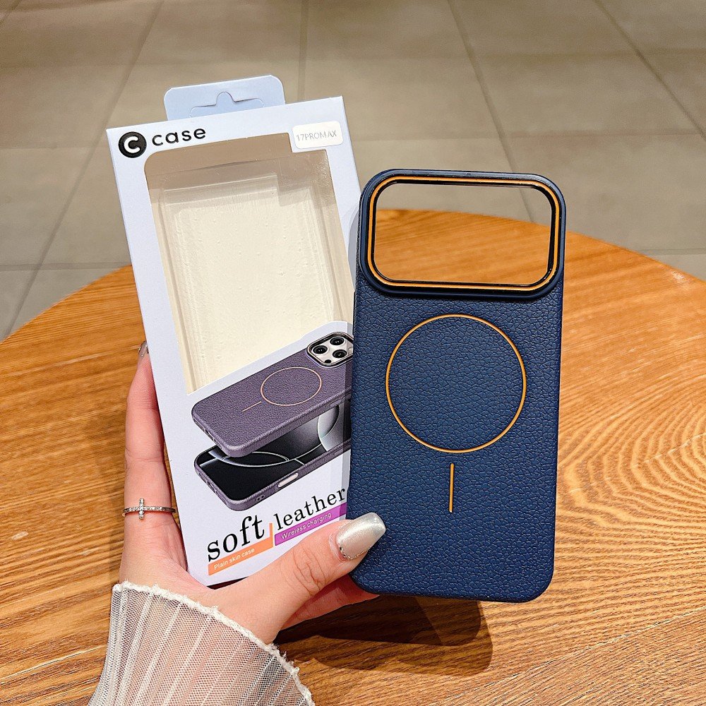 TPU leather textured magnetic case suitable for iPhone 17 16 15 case suitable for iPhone 14 13 12 11 XR/XS/7/8