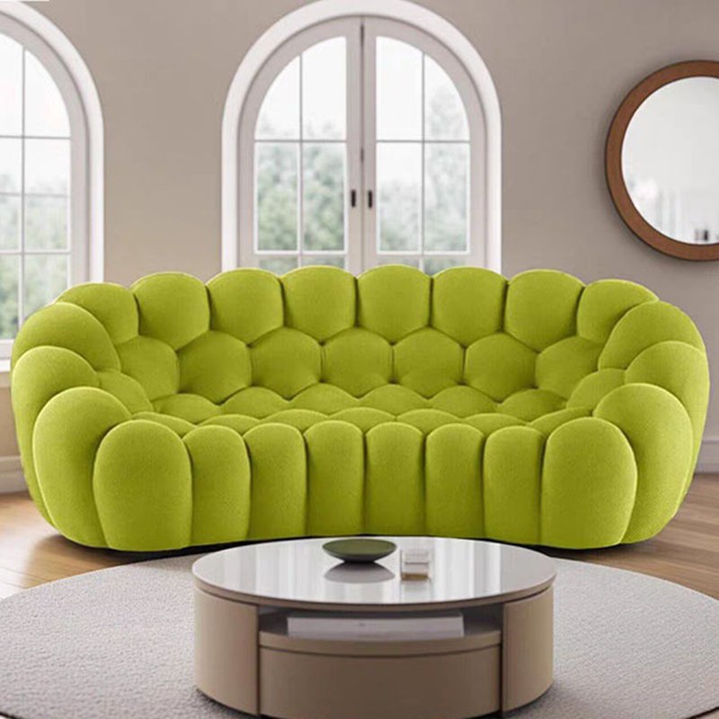 Bubble sofa, vacuum compression honeycomb stretching sofa, living room football themed three seater lounge chair sofa