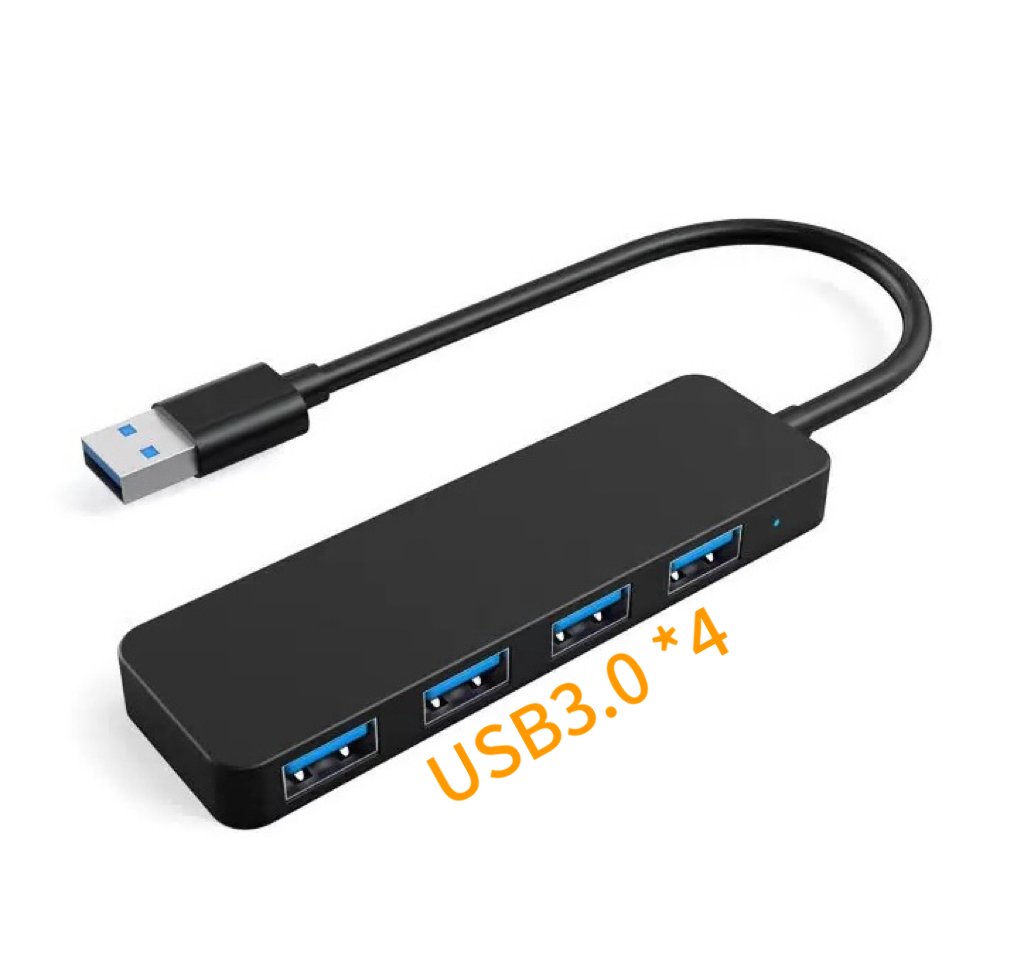 4-port USB 3.0 5gbps hub docking station 4-in-1 USB C adapter compatible with Mac Pro Air. More C-type devices are ready