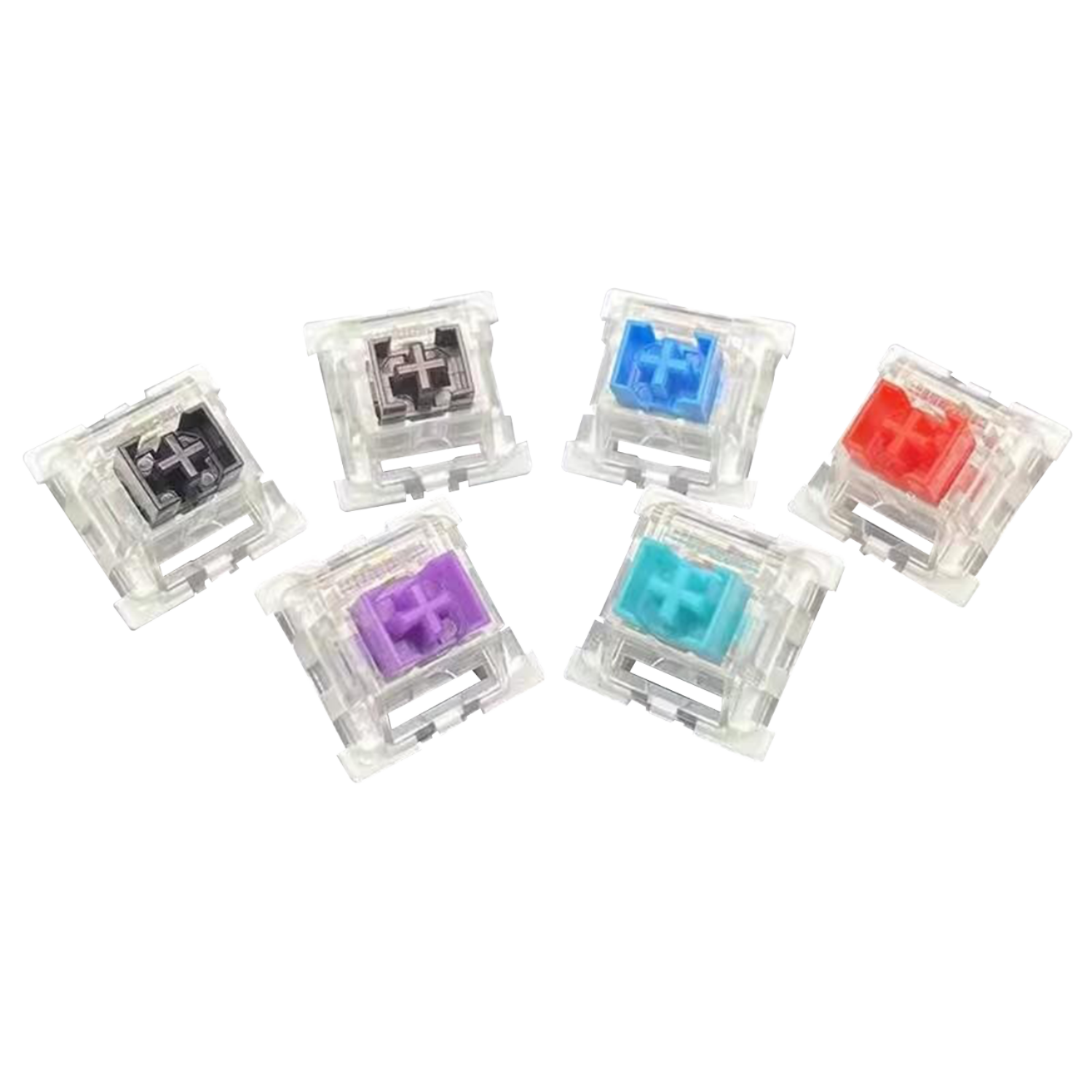 Outemu 3Pin All MX Type Keyboard Switches Dustproof Linear/Click/Tactile Switches Green/Blue/Red/Brown/Black/Purple Switch Options